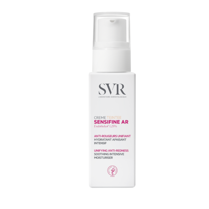 SVR SENSIFINE AR CRÈME TEINTÉE tonuojamasis veido kremas jautrios odos paraudimui maskuoti, 40 ml