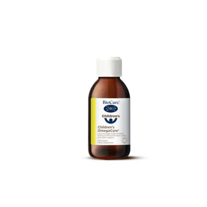 BIOCARE Children’s OmegaCare žuvų taukai vaikams, 75 ml