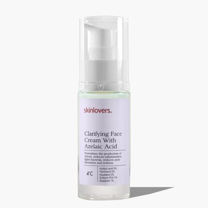 SKINLOVERS, 4'C veido kremas su azelaino rūgštimi, 30 ml