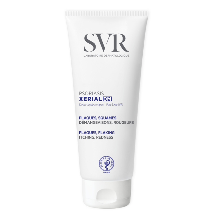 SVR XERIAL PSORIASIS DM med.priemonė su šlapalu simptominiam psoriazės gydymui, 200 ml