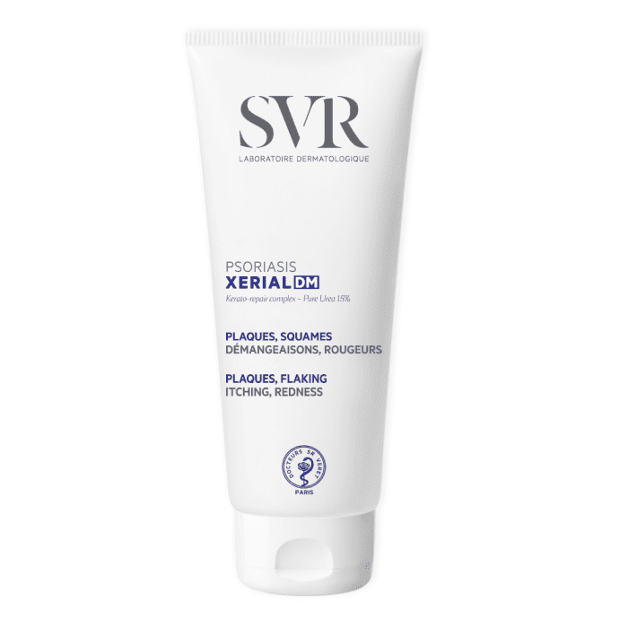 SVR XERIAL PSORIASIS DM med.priemonė su šlapalu simptominiam psoriazės gydymui, 200 ml