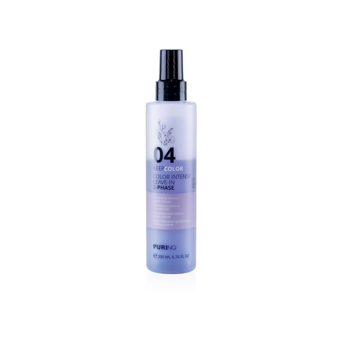 PURING KEEPCOLOR dažytų plaukų spalvą saugantis dvifazis kondicionierius, 200 ml