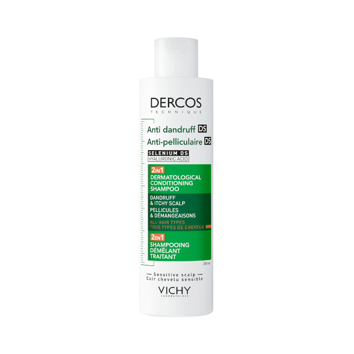 VICHY Dercos DS šampūnas nuo pleiskanų su kondicionieriumi, 200 ml