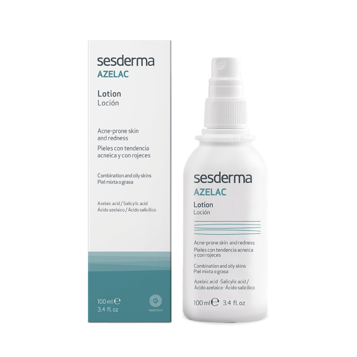 SESDERMA AZELAC veido, skalpo ir kūno purškiklis, 100ml