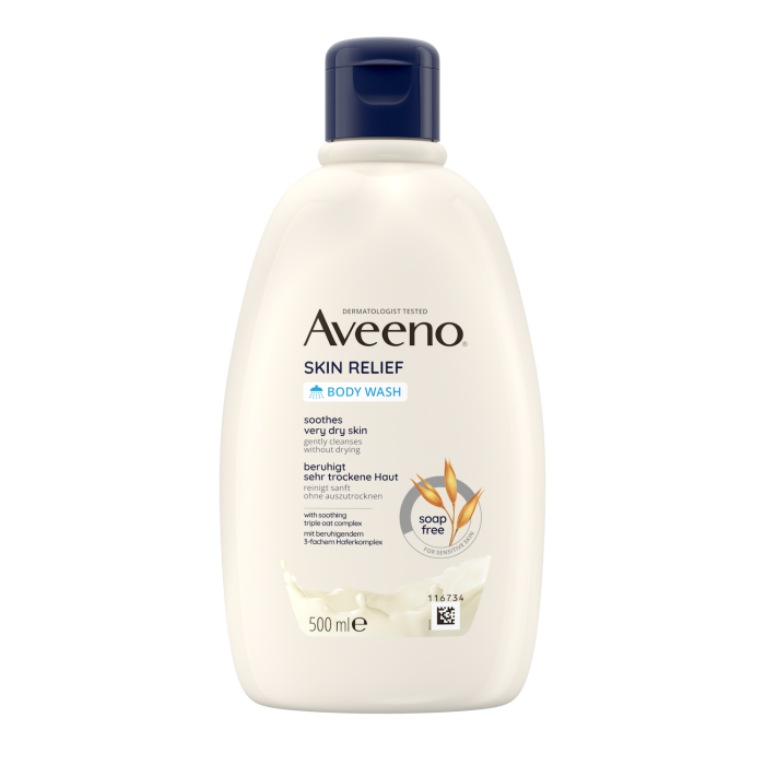 AVEENO Skin Relief drėkinamasis bekvapis kūno prausiklis, 500ml