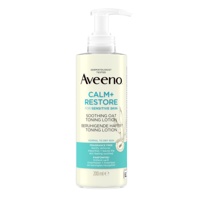 AVEENO Calm & Restore raminantis tonizuojantis losjonas su avižomis, 200ml