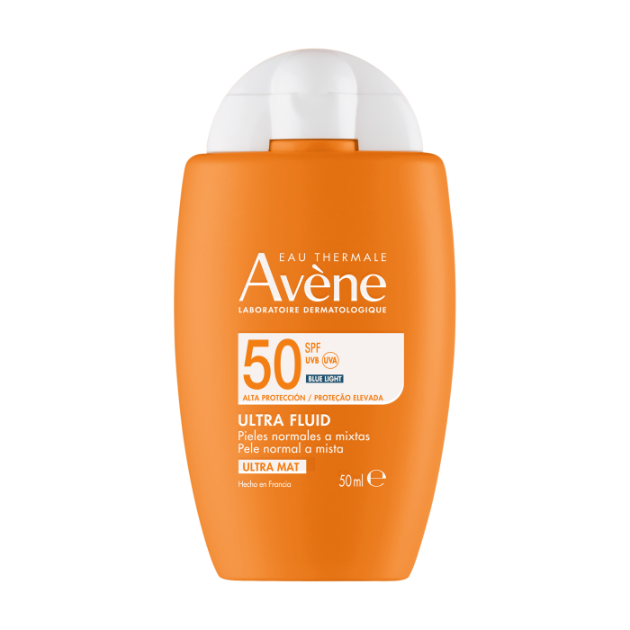 AVENE SUN ULTRA INVISIBLE apsauginė veido emulsija nuo saulės , SPF 50+ 50ML