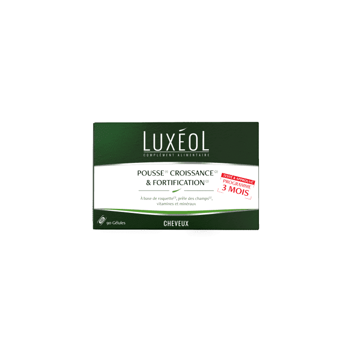 LUXEOL maisto papildai plaukų tankiui ir augimui (3 mėnesių kursas) N90