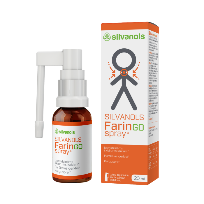 FARINGOSPRAY SILVANOLS THROAT SPRAY 20 ML N1 (SILVANOLS)