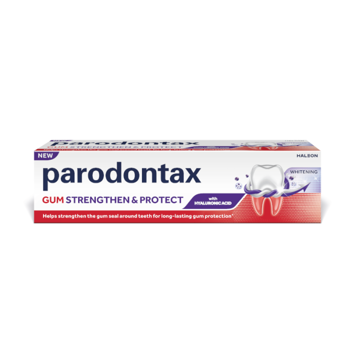 Parodontax Gum Strengthen and Protect Whitening dantų pasta, 75 ml