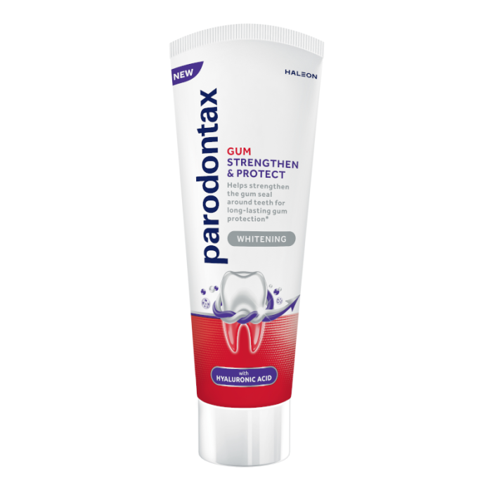Parodontax Gum Strengthen and Protect Whitening dantų pasta, 75 ml