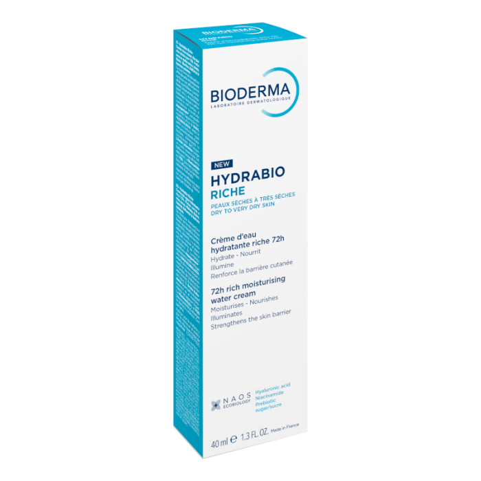 BIODERMA drėkinantis ir maitinantis veido kremas sausai ir labai sausai odai HYDRABIO RICHE, 40 ml