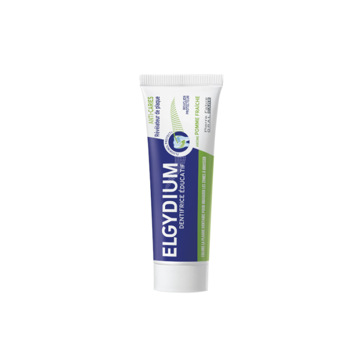 ELGYDIUM mokomoji dantų pasta ėduonies kontrolei, nuo 7 m., 50 ml