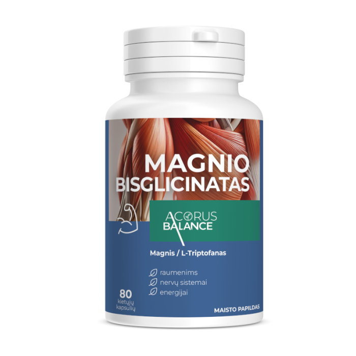 Acorus Balance, Magnio bisglicinatas, N80