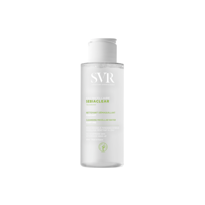 SVR SEBIACLEAR EAU MICELLAIRE micelinis vanduo riebiai ir mišriai odai, 100 ml