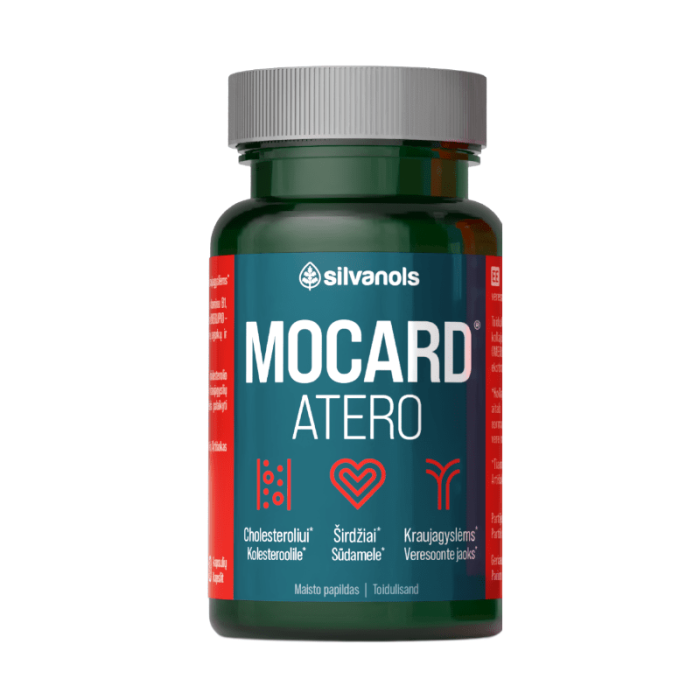 MOCARD ATERO, 30 kapsulių