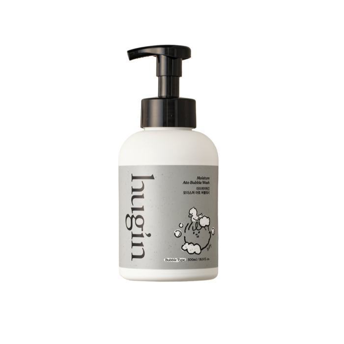 HUG'IN by Mother-K putų konsistencijos prausiklis kūdikiams ir vaikams, nuo 0 mėn., 500 ml.