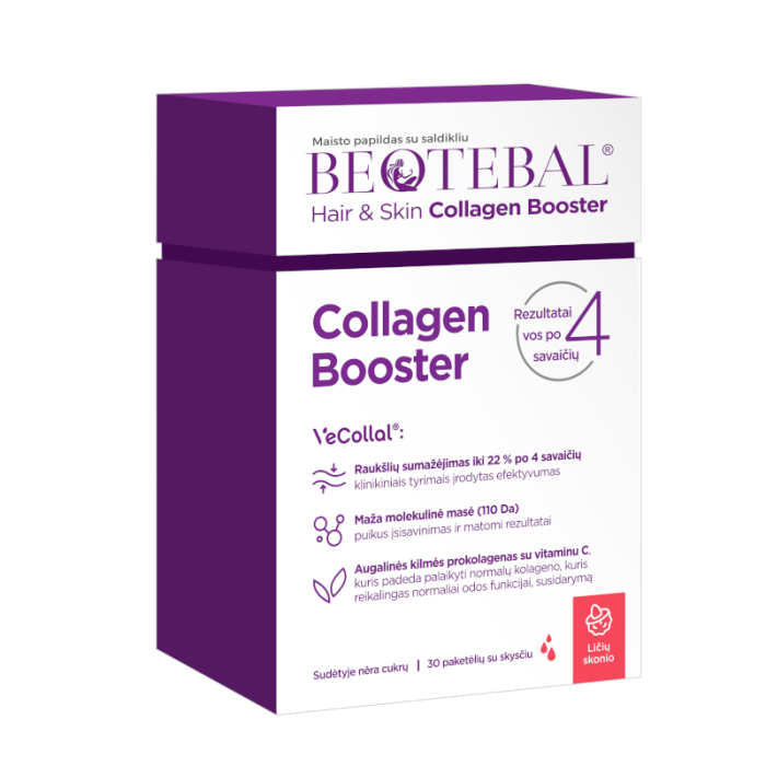 BEOTEBAL Hair & Skin Collagen Booster paketėliai su skysčiu, N30