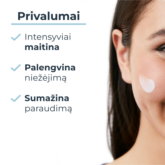 Eucerin veido kremas atopinei odai AtopiControl , 50 ml
