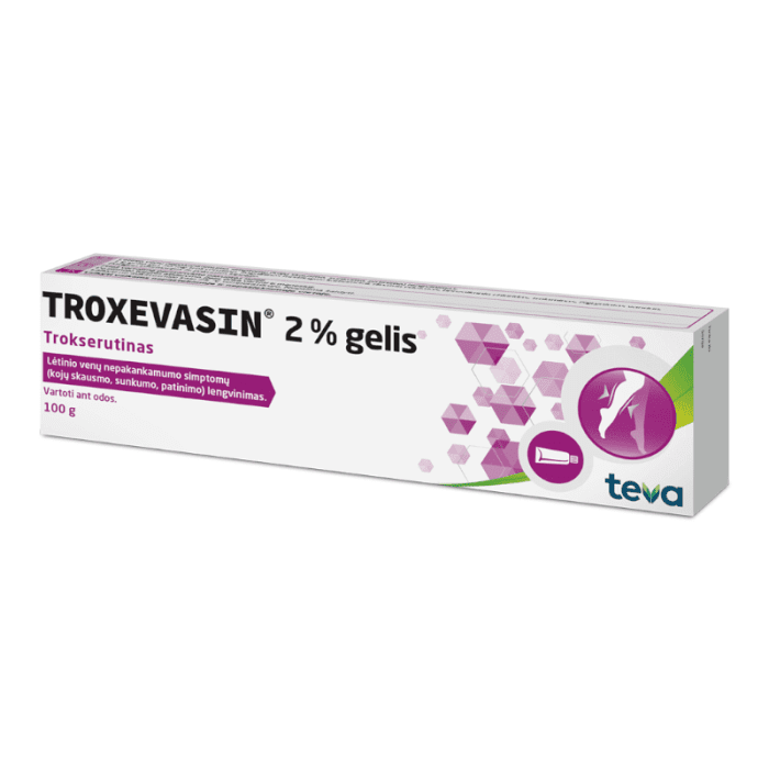 Troxevasin 20 mg/g gelis 100 g 