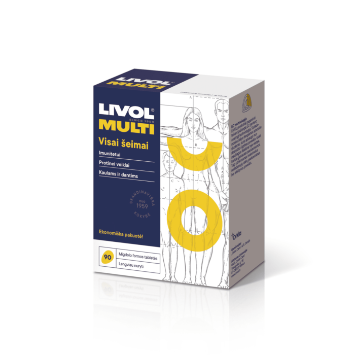 LIVOL MULTI tabletės visai šeimai, N90