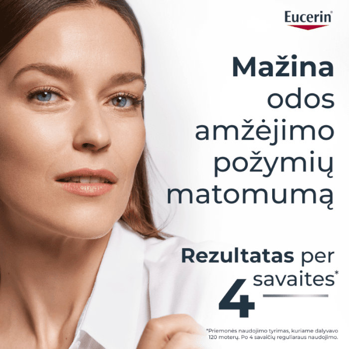 EUCERIN Hyaluron Filler 3x Effect stangrinamasis naktinis veido kremas su hialurono rūgštimi, 50 ml