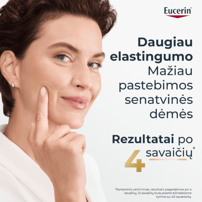 EUCERIN Hyaluron-Filler + Elasticity naktinis kremas brandžiai odai, 50 ml