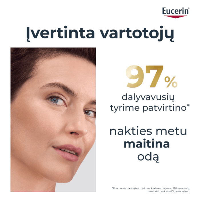 EUCERIN Hyaluron-Filler + Elasticity naktinis kremas brandžiai odai, 50 ml