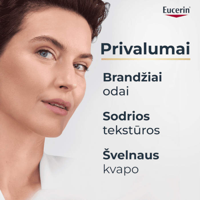 EUCERIN Hyaluron-Filler + Elasticity naktinis kremas brandžiai odai, 50 ml