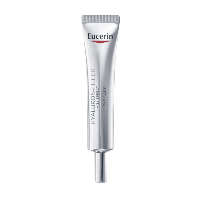 EUCERIN Hyaluron-Filler +3x Effect akių srities kremas SPF 15 su hialurono rūgštimi, 15 ml