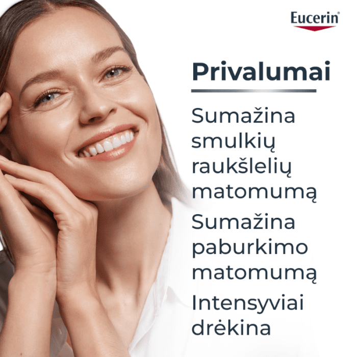EUCERIN Hyaluron-Filler +3x Effect akių srities kremas SPF 15 su hialurono rūgštimi, 15 ml