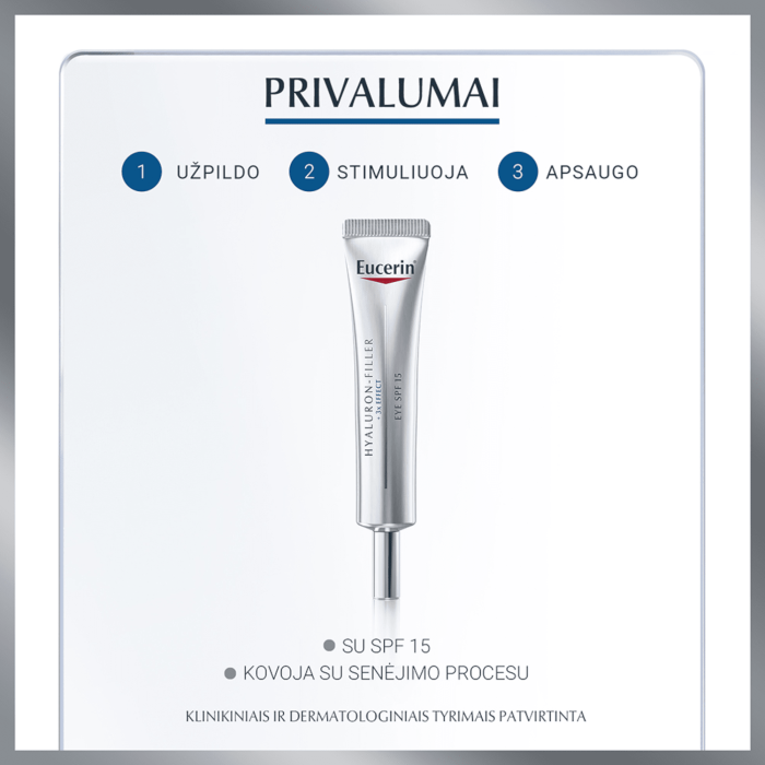 EUCERIN paakių kremas HYALURON FILLER 15 ml