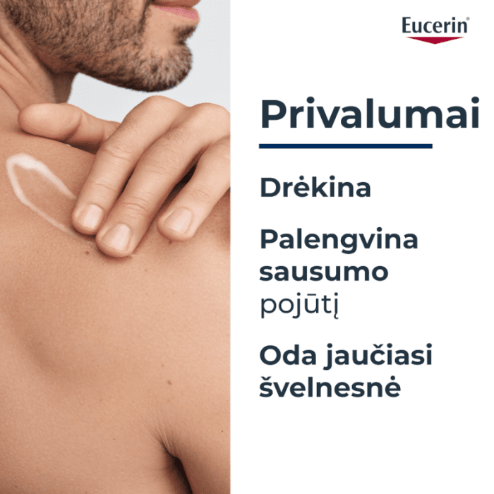 EUCERIN UreaRepair 5 % Urea kūno kremas sausai odai, 450 ml