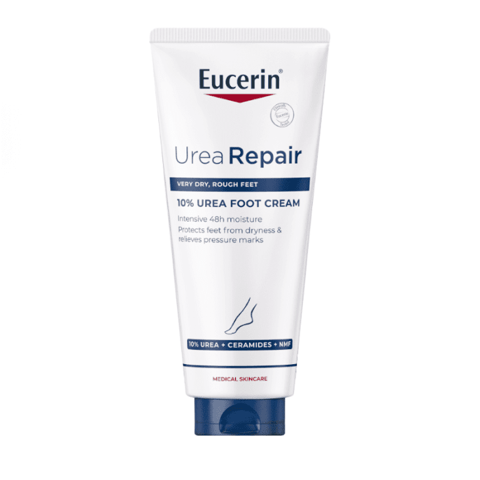 EUCERIN UreaRepair 10 % Urea pėdų kremas sausai odai, 100 ml
