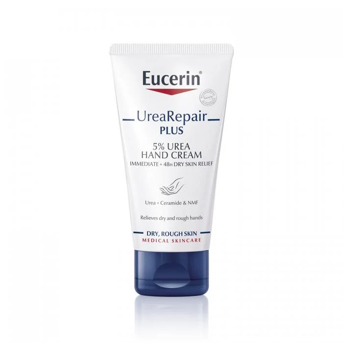 EUCERIN kremas rankoms sausai odai su 5% šlapalo UreaRepair PLUS, 75 ml