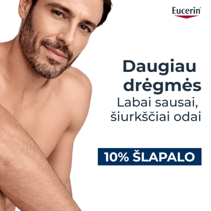 EUCERIN UreaRepair 10 % Urea intensyvus drėkinamasis losjonas labai sausai odai, 400 ml