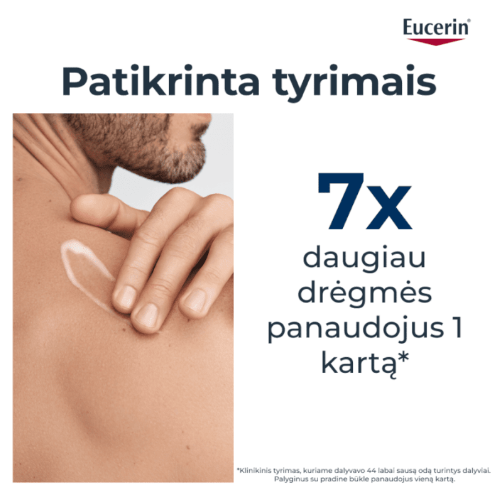 EUCERIN UreaRepair 10 % Urea intensyvus drėkinamasis losjonas labai sausai odai, 400 ml
