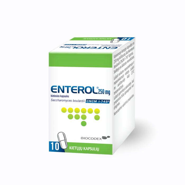 Enterol 250 mg kietosios kapsulės N10
