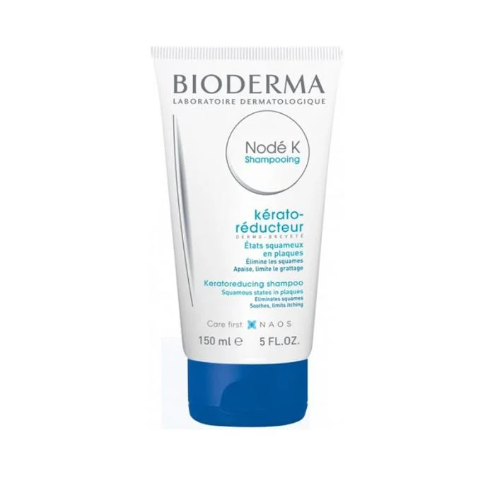 BIODERMA keratolitinis šampūnas nuo stipraus pleiskanojimo ir niežėjimo NODE K Shampooing, 150 ml