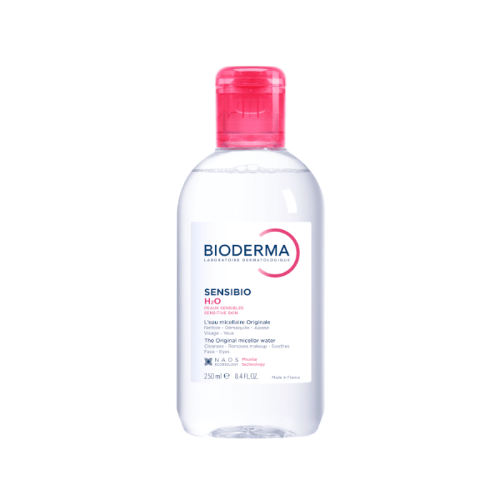 BIODERMA micelinis valomasis vanduo jautriai odai SENSIBIO H2O, 250 ml