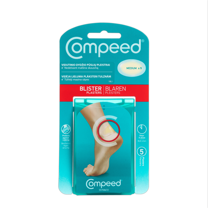 COMPEED pleistrai pūslėms, vidutinio dydžio N5