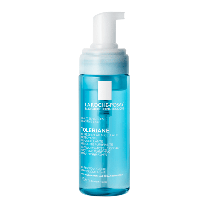 LA ROCHE-POSAY TOLERIANE valomosios putos jautriai odai, 150 ml