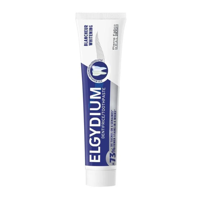 ELGYDIUM dantų pasta balinamoji WHITENING, mėtų skonio, 75 ml