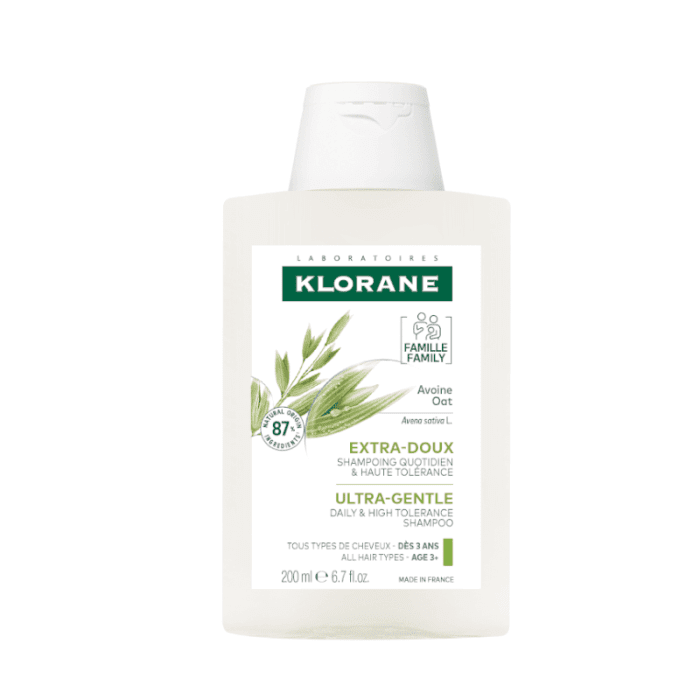 KLORANE šampūnas su avižų pieneliu OAT MILK 200 ml