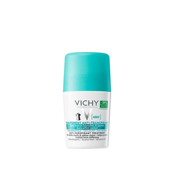 VICHY 48 val. antiperspirantas nuo prakaito dėmių, 50 ml
