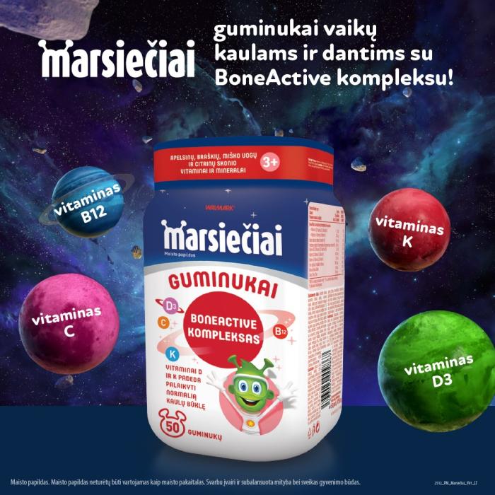 Marsiečiai BoneActive guminukai N50