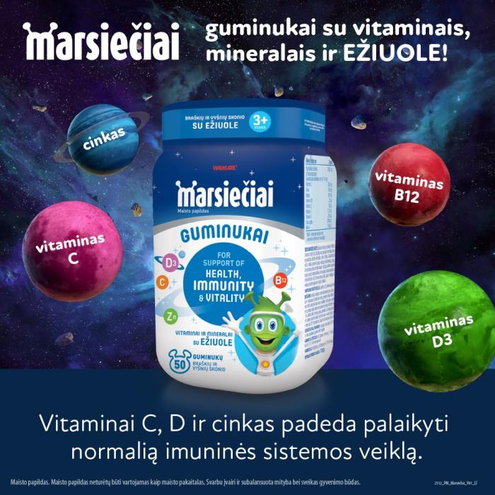 Marsiečiai guminukai su ežiuole N50