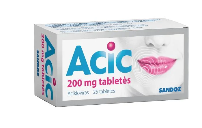 ACIC 200 mg tabletės N25