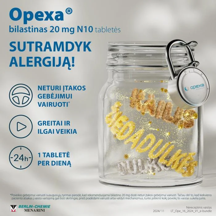 OPEXA 20 mg tabletės N10