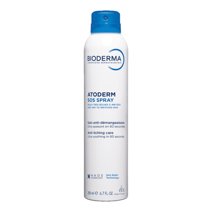 BIODERMA greito veikimo priemonė niežtinčiai odai ATODERM SOS SPRAY, 200 ml